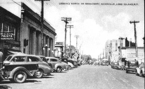 Hicksville Broadway c1940